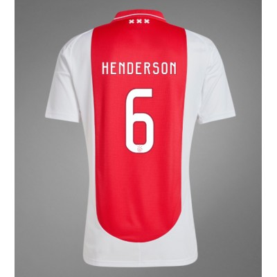 Fotbalové Dres Ajax Jordan Henderson #6 Domácí 2024-25 Krátký Rukáv Fotbalové Dres Ajax Jordan Henderson #6 Domácí 2024-25 Krátký Rukáv